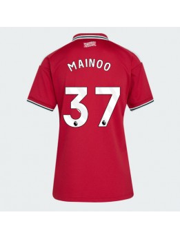 Ženski Nogometna dresi replika Manchester United Kobbie Mainoo #37 Domači 2026-27 Kratek rokav Ženski Nogometna dresi replika Manchester United Kobbie Mainoo #37 Domači 2026-27 Kratek rokav
